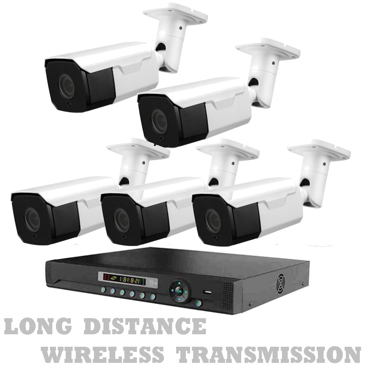 Long Range Wireless Security Cameras Night Vision Dvr Ebay