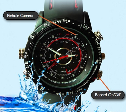 SPY CAM WATCH COVERT VIDEO/AUDIO RECORDING 4GB DVR  